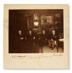 Signed photographs from the Paris Peace Conference