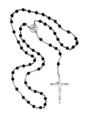 His personal Rosary beads