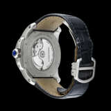 CARTIER, STEEL CALIBRE WITH BLACK DIAL - photo 2