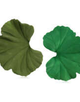 JAR ALUMINUM 'GERANIUM' EARRINGS