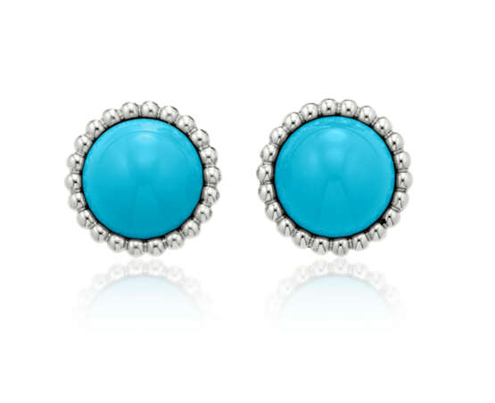 NO RESERVE | VAN CLEEF & ARPELS SUITE OF TURQUOISE 'PERLÉE COULEURS' JEWELRY - фото 6