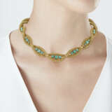 NO RESERVE | TURQUOISE AND GOLD NECKLACE - Foto 2