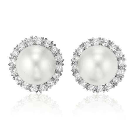 NO RESERVE | SET OF CULTURED PEARL AND DIAMOND JEWELRY - фото 7