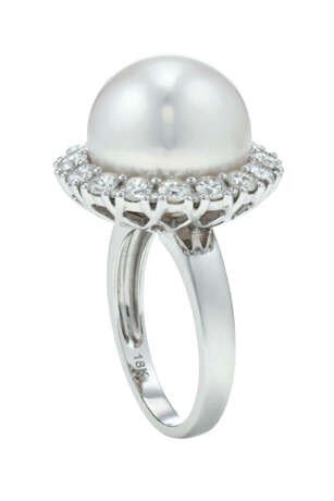 NO RESERVE | SET OF CULTURED PEARL AND DIAMOND JEWELRY - Foto 10
