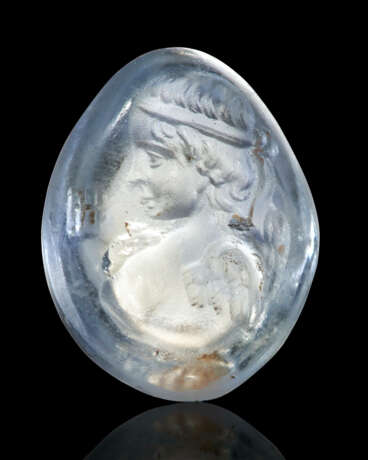 A ROMAN SAPPHIRE RINGSTONE WITH EROS - фото 1