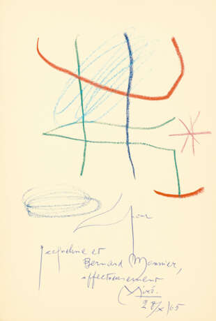 Joan Mir&#243; (1893 - 1983) – Pierre Schneider (1925 - 2013) - photo 1
