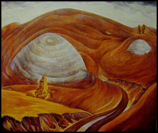“The Holy mountain” Realist Landscape painting 2006 - photo 1