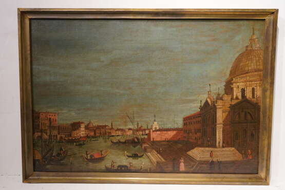 Городской пейзаж Неизвестный автор Холст Масло на холсте Пейзажная живопись Венеция 18 век г. - фото 1