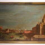 Городской пейзаж Unbekannter Künstler Leinwand Öl auf Leinwand Landschaftsmalerei Venedig 18 век - Foto 1