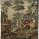 AN AUBUSSON CHINOISERIE TAPESTRY - Foto 1