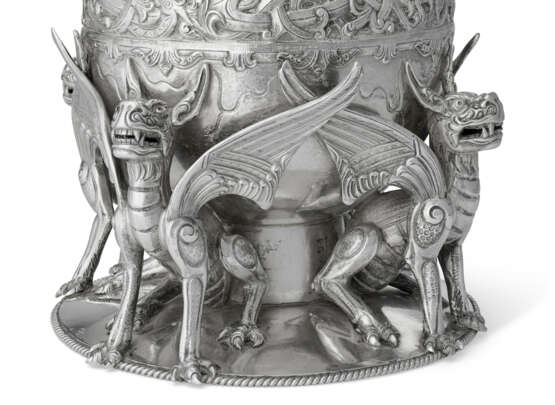 A NORWEGIAN SILVER LARGE SCULPTURAL PITCHER - photo 2