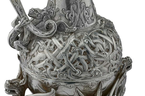 A NORWEGIAN SILVER LARGE SCULPTURAL PITCHER - фото 6