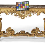 A LOUIS XV GILTWOOD CONSOLE TABLE - photo 5