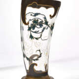 A FRENCH ORMOLU-MOUNTED PARCEL-GILT AND ENAMELED AND GLASS VASE - photo 1
