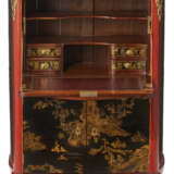 A LOUIS XV ORMOLU-MOUTNED CHINESE LACQUER AND RED-JAPANNED SECRETAIRE - фото 6