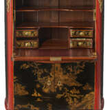 A LOUIS XV ORMOLU-MOUTNED CHINESE LACQUER AND RED-JAPANNED SECRETAIRE - photo 8