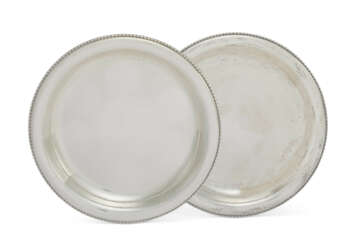 A PAIR OF DANISH SILVER SERVING DISHES, NO. 290C