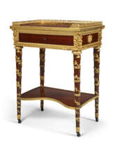 A FINE FRENCH ORMOLU-MOUNTED MAHOGANY SIDE TABLE