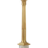 AN EARLY VICTORIAN ORMOLU AND SULPHIDE GLASS COMMEMORATIVE COLUMN - photo 6