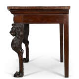 A REGENCY BRASS-INLAID MAHOGANY SERVING TABLE - photo 3
