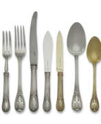 Jewellery house Odiot. A FRENCH SILVER FLATWARE SERVICE