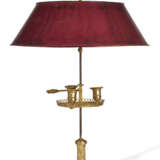 A DIRECTOIRE ORMOLU THREE-LIGHT BOUILLOTTE LAMP - фото 1