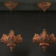 A PAIR OF FRENCH TERRACOTTA MODELS FOR SANCTUARY LAMPS - Auction prices