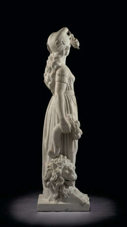 AN ITALIAN MARBLE FIGURE EMBLEMATIC OF AFRICA - Foto 5