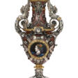 A LARGE NAPOLEON III ORMOLU, SILVERED-BRONZE AND ENAMEL-MOUNTED ROUGE GRIOTTE MARBLE VASE - Аукционные цены