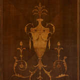 A GEORGE III EBONY AND BOXWOOD STRUNG HAREWOOD, SYCAMORE AND TULIPWOOD MARQUETRY BREAKFRONT BOOKCASE - photo 4