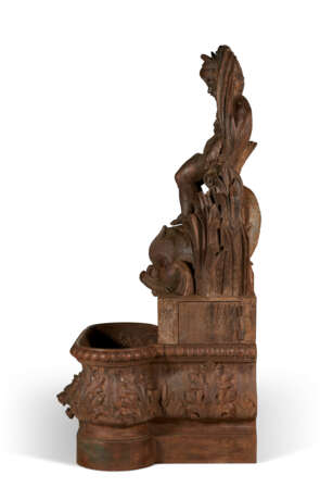 A LARGE FRENCH CAST-IRON FIGURAL FOUNTAIN - фото 4