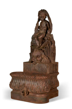 A LARGE FRENCH CAST-IRON FIGURAL FOUNTAIN - фото 5