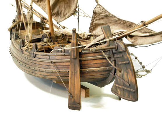 „A model of the Portuguese fishing boat muleta. Modell der portugiesischen Fischerboot мулеты.“ Realismus Historisches 2010 - Foto 3