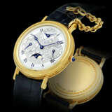 BREGUET. AN 18K GOLD AUTOMATIC PERPETUAL CALENDAR WRISTWATCH WITH LEAP YEAR INDICATION AND MOON PHASES - фото 1