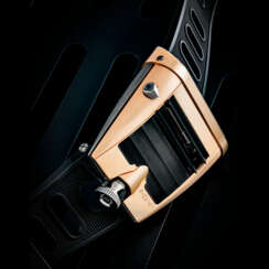 MB&amp;F. A RARE 18K PINK GOLD AND TITANIUM LIMITED EDITION BI-DIRECTIONAL JUMPING HOURS WRISTWATCH