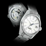 GRAND SEIKO. A STAINLESS STEEL LIMITED EDITION AUTOMATIC WRISTWATCH WITH SWEEP CENTRE SECONDS, DATE AND BRACELET - photo 1