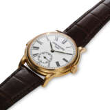 PATEK PHILIPPE. A RARE 18K PINK GOLD AUTOMATIC MINUTE REPEATING WRISTWATCH WITH ENAMEL DIAL - фото 2