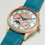 F.P. JOURNE. A RARE 18K PINK GOLD AUTOMATIC WRISTWATCH WITH DATE, MOON PHASES, POWER RESERVE AND MOTHER-OF-PEARL DIAL - Foto 2