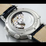 BREGUET. AN 18K WHITE GOLD AUTOMATIC ALARM WRISTWATCH WITH DUAL TIME AND DATE - photo 2