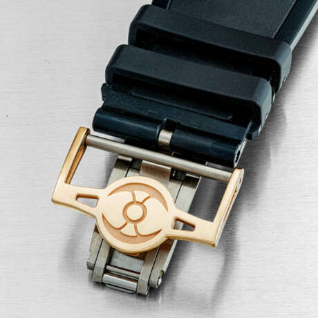 MB&F. A RARE AND UNUSUAL 18K PINK GOLD AND BLACK ENAMEL LIMITED EDITION AUTOMATIC TOURBILLON WRISTWATCH - фото 4