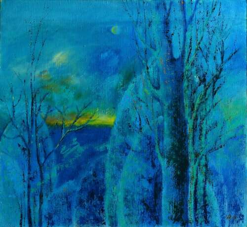 Лунная ночь Landscape painting 2004 - photo 1