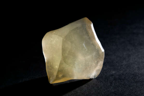 A FINE EXAMPLE OF DESERT GLASS FROM THE IMPACT OF AN ASTEROID ON EARTH - photo 1