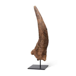 A LARGE TRICERATOPS HORN