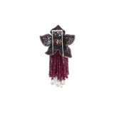 JAR THREE DIAMOND, RUBY AND COLORED SAPPHIRE `FLEUR-POMPONS` BROOCHES - фото 8