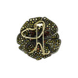 JAR PAIR OF CITRINE, GARNET AND DIAMOND `PANSY` BROOCHES - фото 11