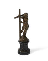 A BRONZE FIGURE OF ST. JOHN THE BAPTIST