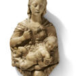 A MARBLE GROUP OF THE VIRGIN AND CHILD - Auktionsarchiv