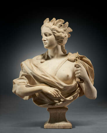 A MARBLE BUST REPRESENTING THE AMERICAS - photo 1