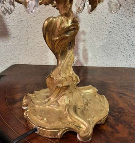 Подсвечники “ПАРА GIRANDOLE BRONZE LOUIS XV”, Неизвестная мастерская, Unknown artist, Gilt-bronze, Gold ground, Juste-Aurèle Meissonnier, рококо, France, 1890 - photo 10