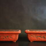 Set of 2 pcs., Красный лак, 18 век - photo 1